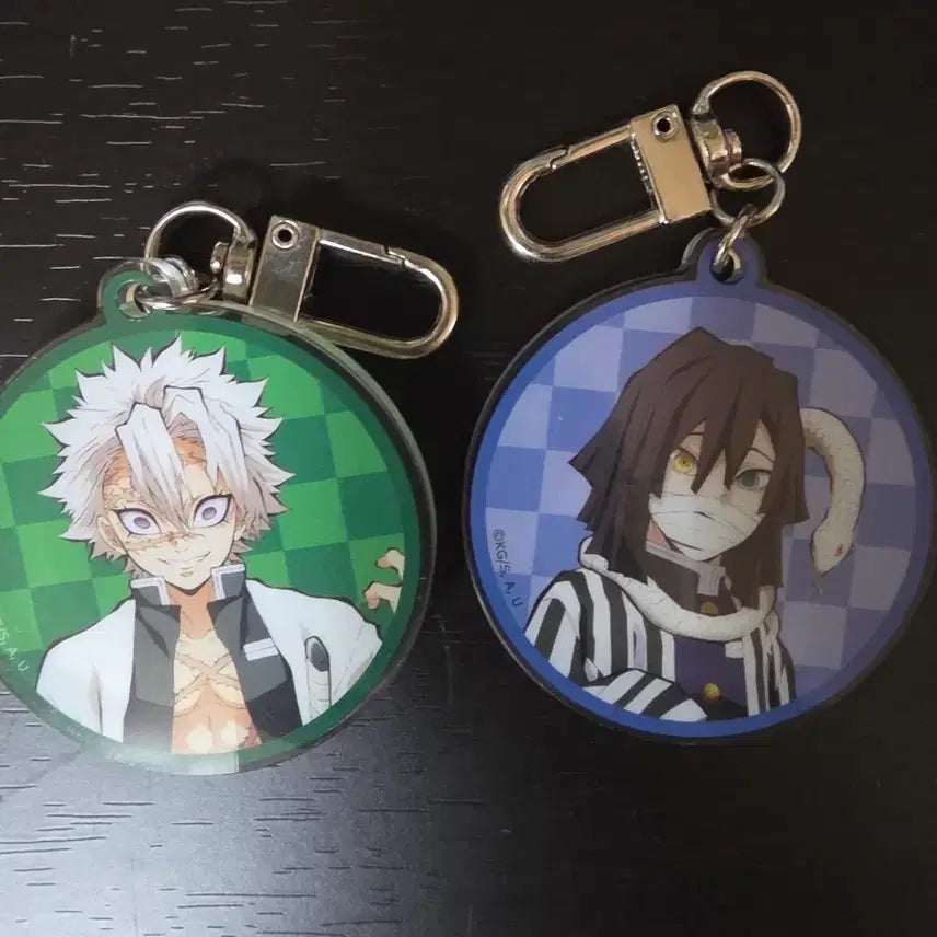 [BUNJANG] Demon Slayer: Kimetsu no Yaiba Candy Charm - Sanemi & Iguro for Zenitsu Exchange / 귀멸의 칼날 키링 교환