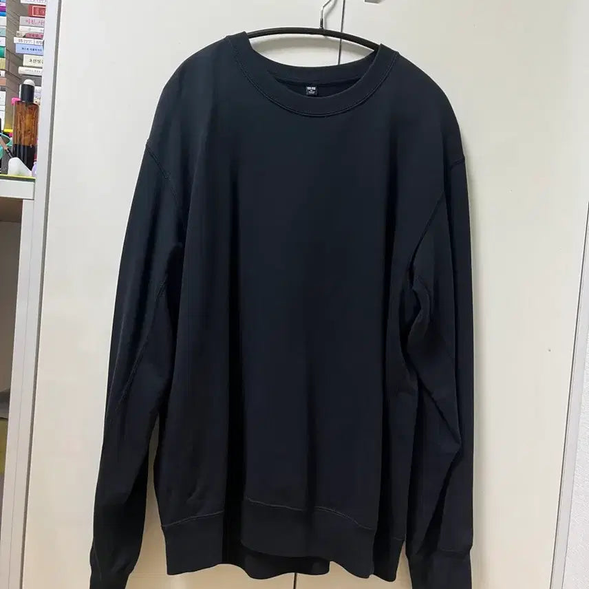 [BUNJANG] Uniqlo Sweatshirt XL Black / 유니클로 맨투맨 xl