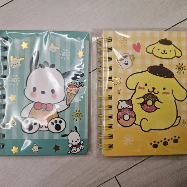 [BUNJANG] Pochacco & Pom Pom Purin Notebook / 포차코 폼폼푸린 수첩 개당