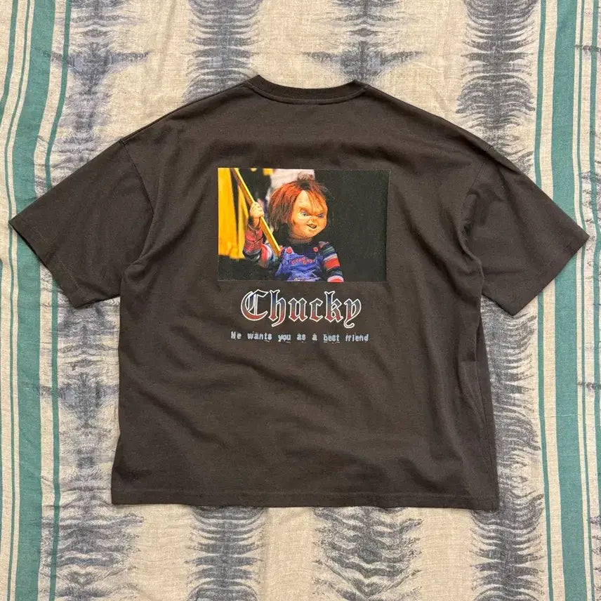 [BUNJANG] Universal City Studios Chucky Short Sleeve T-Shirt / L) 유니버설 시티 스튜디오 처키 반팔 티셔츠