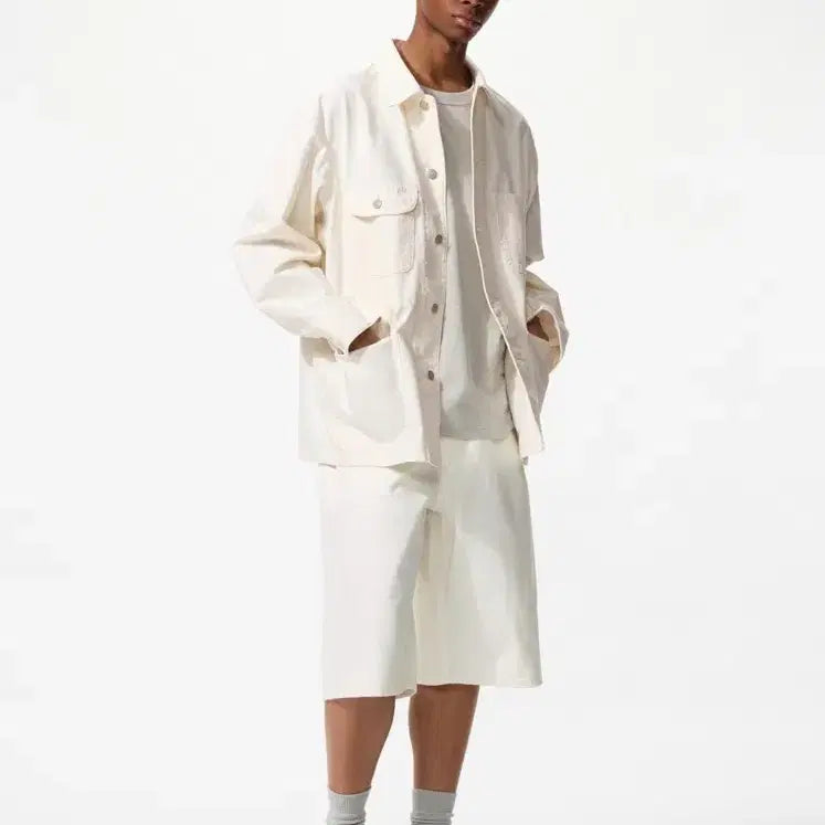 [BUNJANG] Uniqlo Denim Bermuda Shorts / 유니클로 데님 쇼트 팬츠 버뮤다