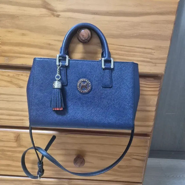 [BUNJANG] MCM Navy Tote Bag Shoulder Bag / MCM 토트백 숄더백 네이비