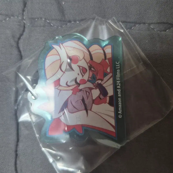 [BUNJANG] Hazbin Hotel Charlie Baggy Keychain / 해즈빈 팝업 키링 찰리 배기 교환 판매
