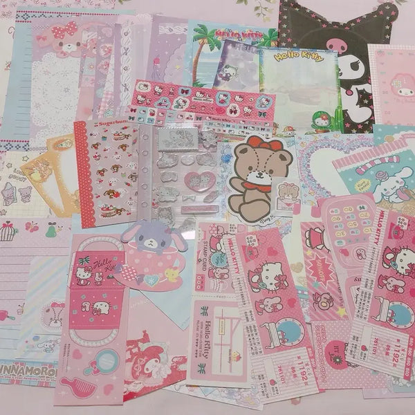 [BUNJANG] Vintage Sanrio Classic Kitty Charmmy Kitty Sticker Set / 고전산리오 고전 키티 챠미키티 스티커 세트