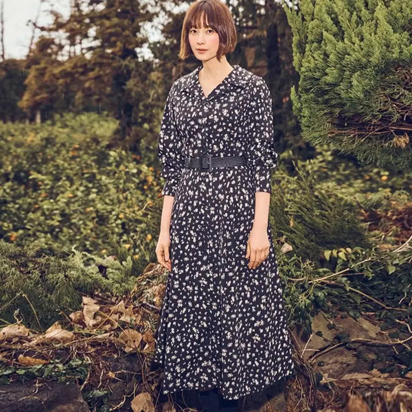 [BUNJANG] Karl Lagerfeld Flower Pattern Dress Size 66 New / 칼라거펠트(Karl Lagerfeld) 플라워패턴 원피스 66 새상품