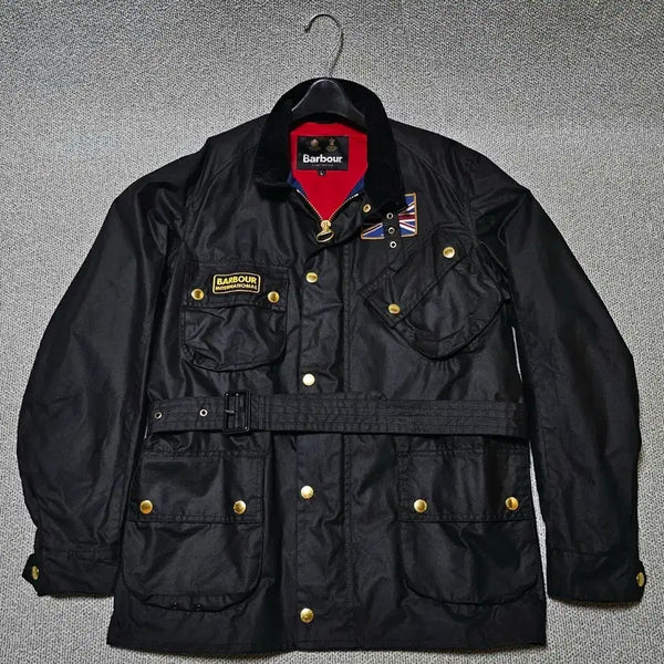 [BUNJANG] Barbour International Union Jack Wax Jacket (L) / [L 사이즈] 새상품급 바버 인터내셔널 유니언 잭 왁스 자켓