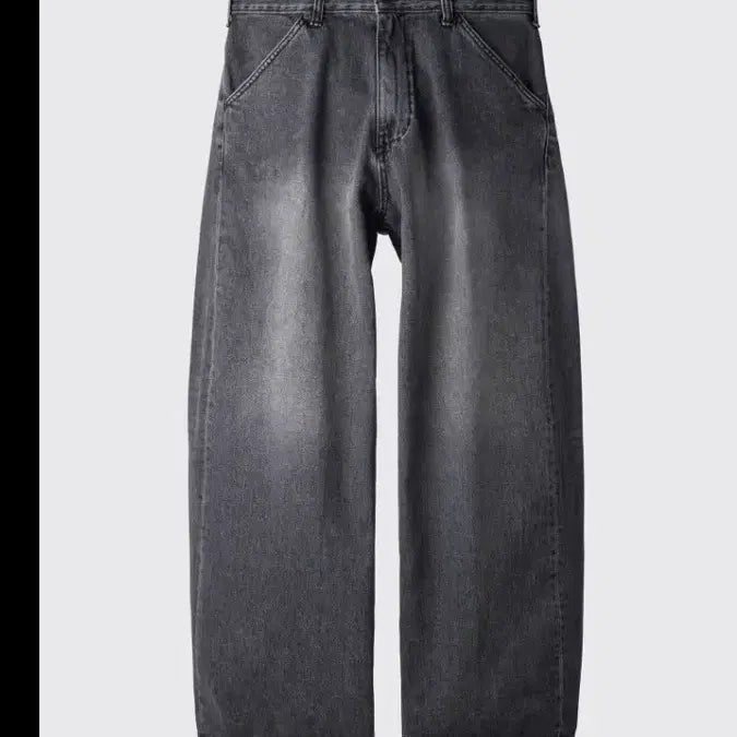 [BUNJANG] Haechi Room Wide Curve Jeans / 해칭룸 와이드 커브진