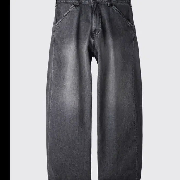 [BUNJANG] Haechi Room Wide Curve Jeans / 해칭룸 와이드 커브진