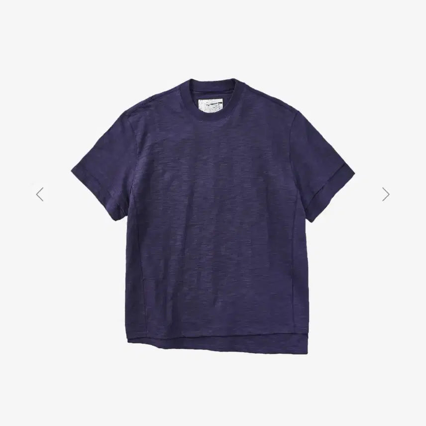 [BUNJANG] 999HUMANITY Layered Half Tee Dark Purple / 999HUMANITY 레이어드 하프 티 다크퍼플 3