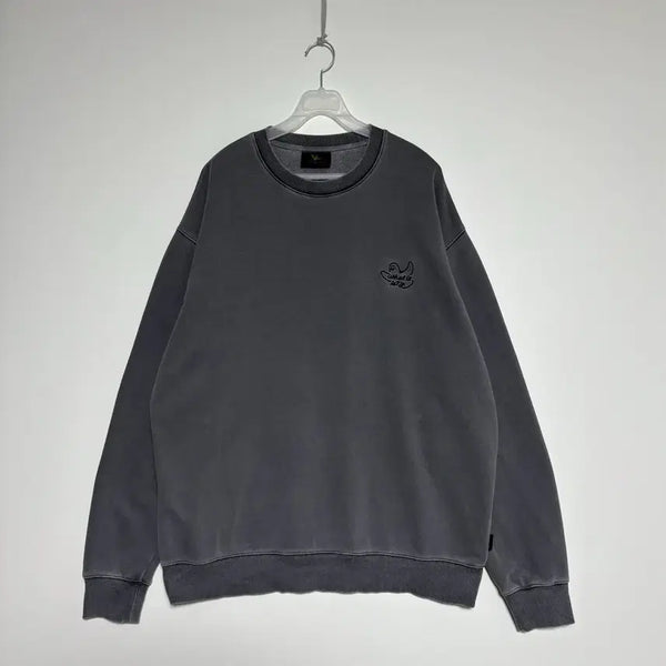 [BUNJANG] WERE ARE WE? Pigment Boxy Sweatshirt / 와릿이즌 맨투맨