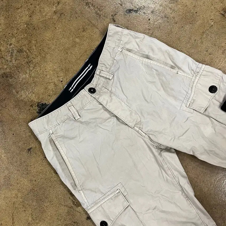 [BUNJANG] Stone Island Cargo Shorts Beige / [정품/28] 스톤아일랜드 카고 반바지 베이지