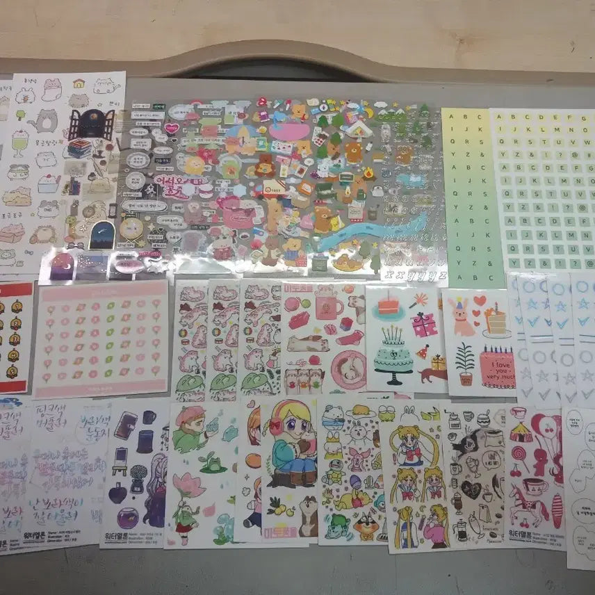 [BUNJANG] Diarry Decoration Stickers & Ins (Various Designs) - Bundle Set / 다꾸/꾸밈용 스티커,인스 일괄판매