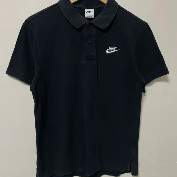[BUNJANG] Nike Swoosh Tipped Collar T-Shirt / 95-100 나이키 스우시 반팔 카라티 정품