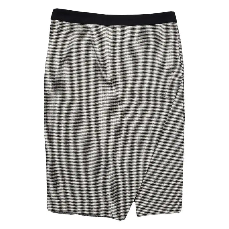 [BUNJANG] She's Made A Check Mini Skirt Light Grey / 쉬스미스 체크 라이트 그레이 미니 스커트 67-91(55)