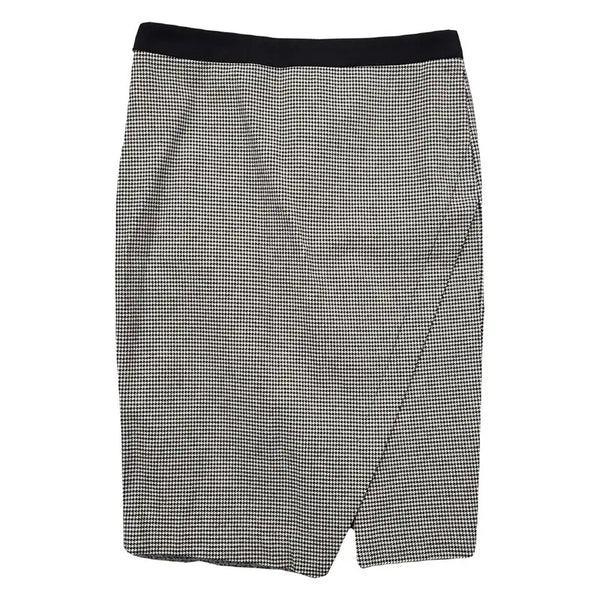 [BUNJANG] She's Made A Check Mini Skirt Light Grey / 쉬스미스 체크 라이트 그레이 미니 스커트 67-91(55)