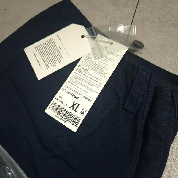 [BUNJANG] Espionage Wide Officer Pants Navy XL / 에스피오나지 와이드 오피서 팬츠 네이비 XL(새상품)