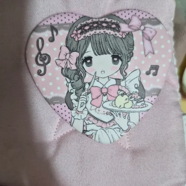 [BUNJANG] Milky Heart Chocolatte Maid Badge / 밀키하트 초코라떼 메이드 뱃지