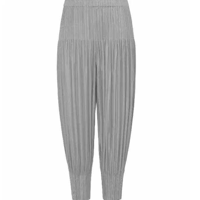 [BUNJANG] Pleats Please Basic Fluffy Pants Light Gray / 플리츠플리즈 베이직 플러피 팬츠 라이트그레이