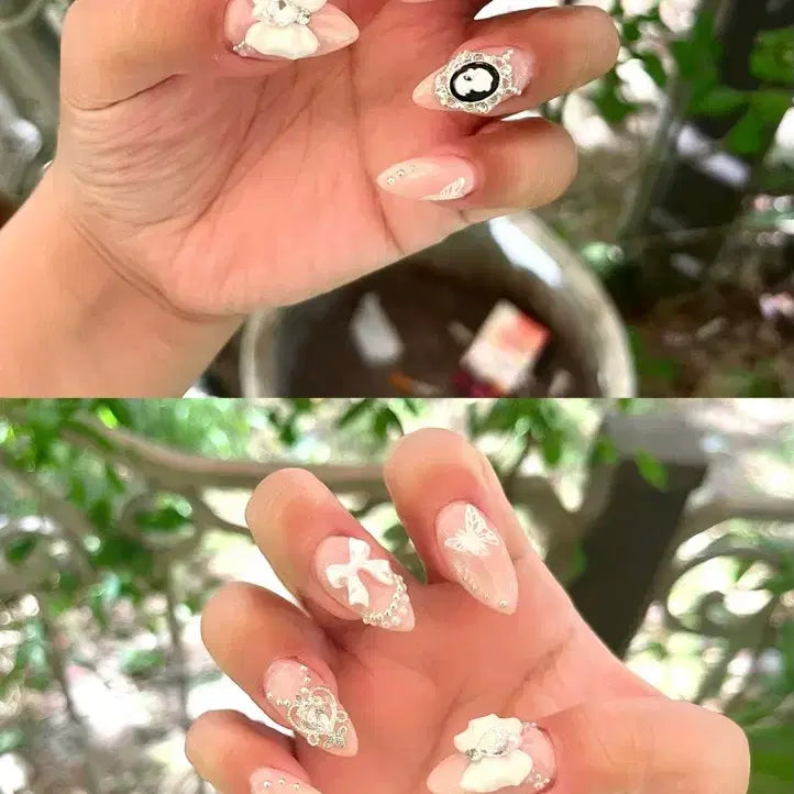 [BUNJANG] Handmade Lolita Style Nail Tips / 로리타 수제 네일팁