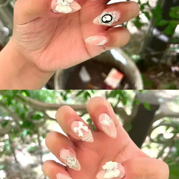 [BUNJANG] Handmade Lolita Style Nail Tips / 로리타 수제 네일팁