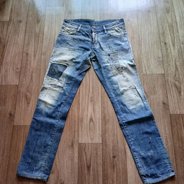 [BUNJANG] DSQUARED2 Washed Denim Pants / 디스퀘어드2 워싱 데님 팬츠