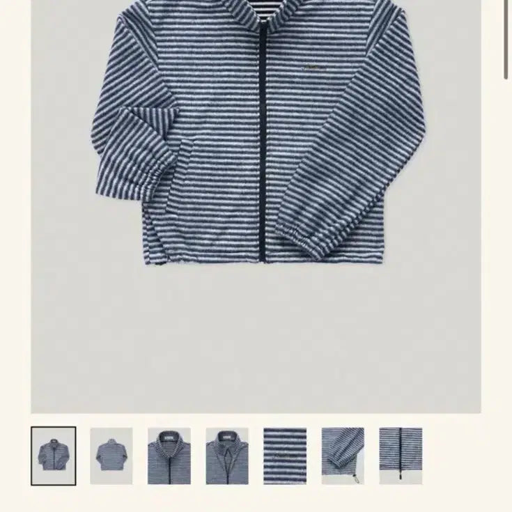 [BUNJANG] Smooth Mood Stripe Fleece / 스무드무드 스트라이프 후리스