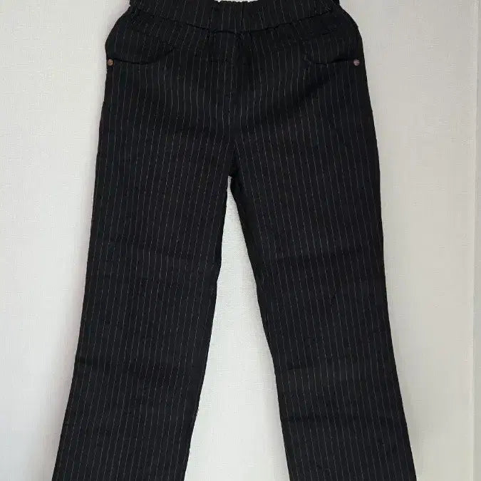 [BUNJANG] Korean Made Spandex Cotton Pants Free Size Black / 국산 배딩 스판 면바지  free 블랙