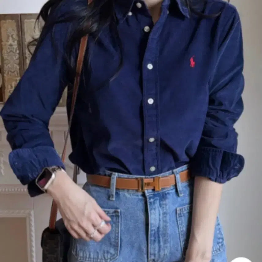 [BUNJANG] Polo Ralph Lauren Boys Corduroy Shirt Navy / 새상품) 폴로 랄프로렌 보이즈 코듀로이 셔츠 네이비