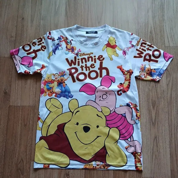 [BUNJANG] Disney Winnie the Pooh Short Sleeve T-Shirt / 디즈니 푸우 반팔 티셔츠