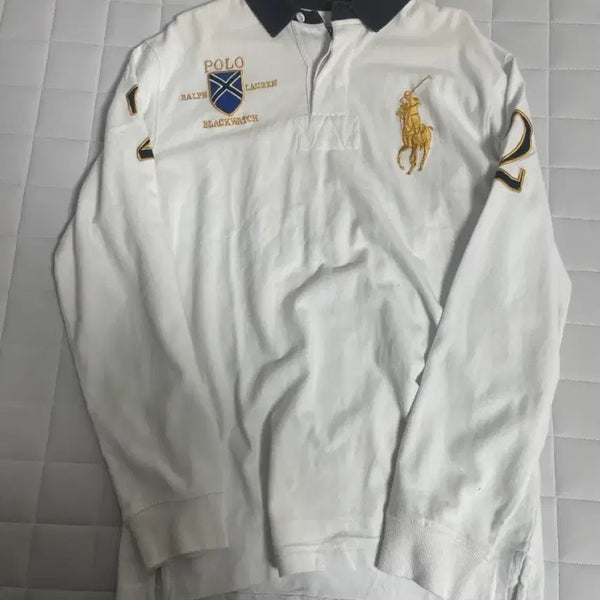 [BUNJANG] Polo Ralph Lauren Long Sleeve Polo Shirt White / 폴로 랄프로렌 긴팔 카라티 화이트
