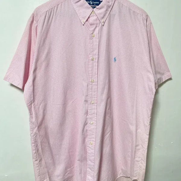 [BUNJANG] Polo Ralph Lauren Relaxed Fit Short Sleeve Shirt / 105-110 폴로 랄프로렌 루즈핏 반팔 셔츠 남방 정품