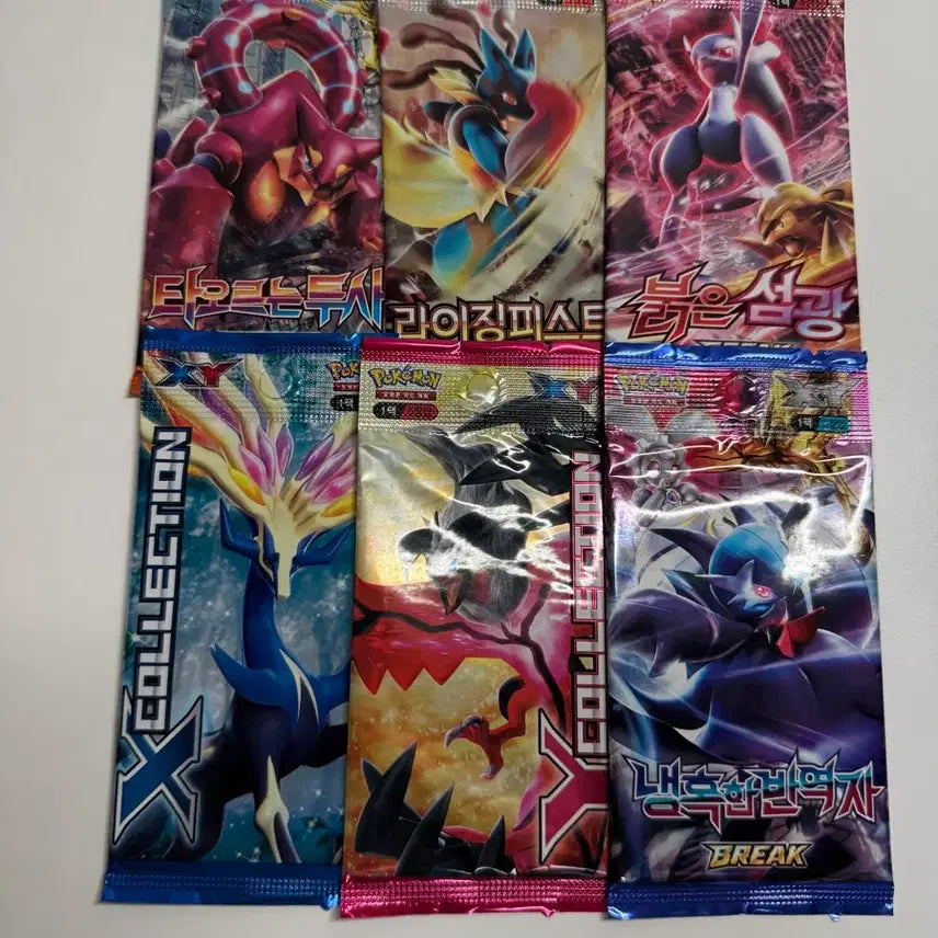 [BUNJANG] Pokemon Card XY Series Ancient Pack Set (6 Types) / 포켓몬 카드 XY시리즈 고대팩 6종