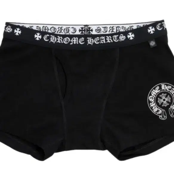 [BUNJANG] Chrome Hearts Boxer Briefs (Black/White) / 정품 크롬하츠 복서 브리프 블랙 화이트  M L