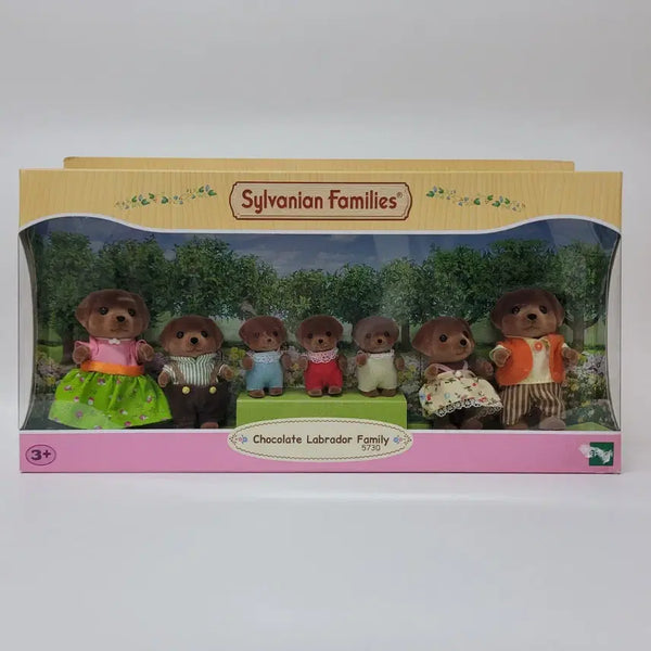 [BUNJANG] Sylvanian Families Chocolate Labrador Retriever Family Set - Sealed / 일괄)실바니안 초콜릿 래브라도 리트리버 대가족  올드 미개봉