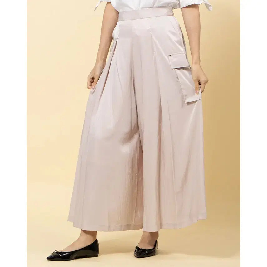 [BUNJANG] AWIEF Satin Cargo Wide Pants / 55) 일본 아위에프 새틴 카고 와이드팬츠