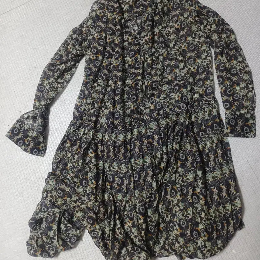 [BUNJANG] Victoria Beckham Floral Pattern Dress Set / 빅토리아 베컴 원피스 세트