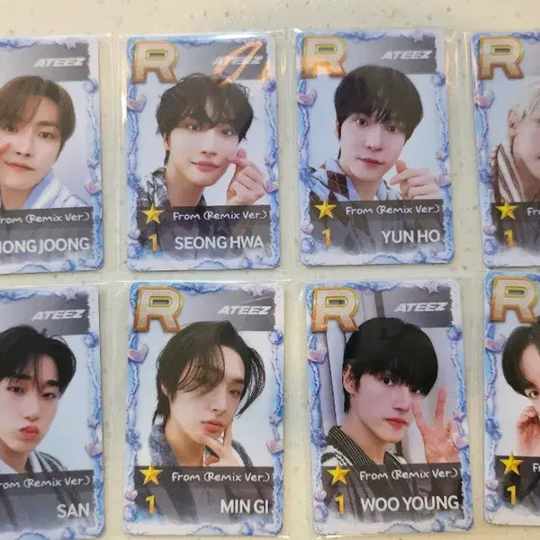[BUNJANG] ATEEZ Ghost House Superstar Limited Edition PVC Photocard Set / 에이티즈 Ghost House 슈퍼스타 에이티즈 리미티드 에디션 슈스티즈 R카드 세트