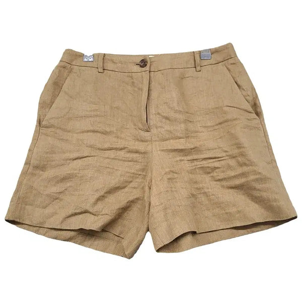 [BUNJANG] Vanessa Bruno Beige Linen Shorts (Size 38) / 바네사브루노 베이지 린넨 반바지 38
