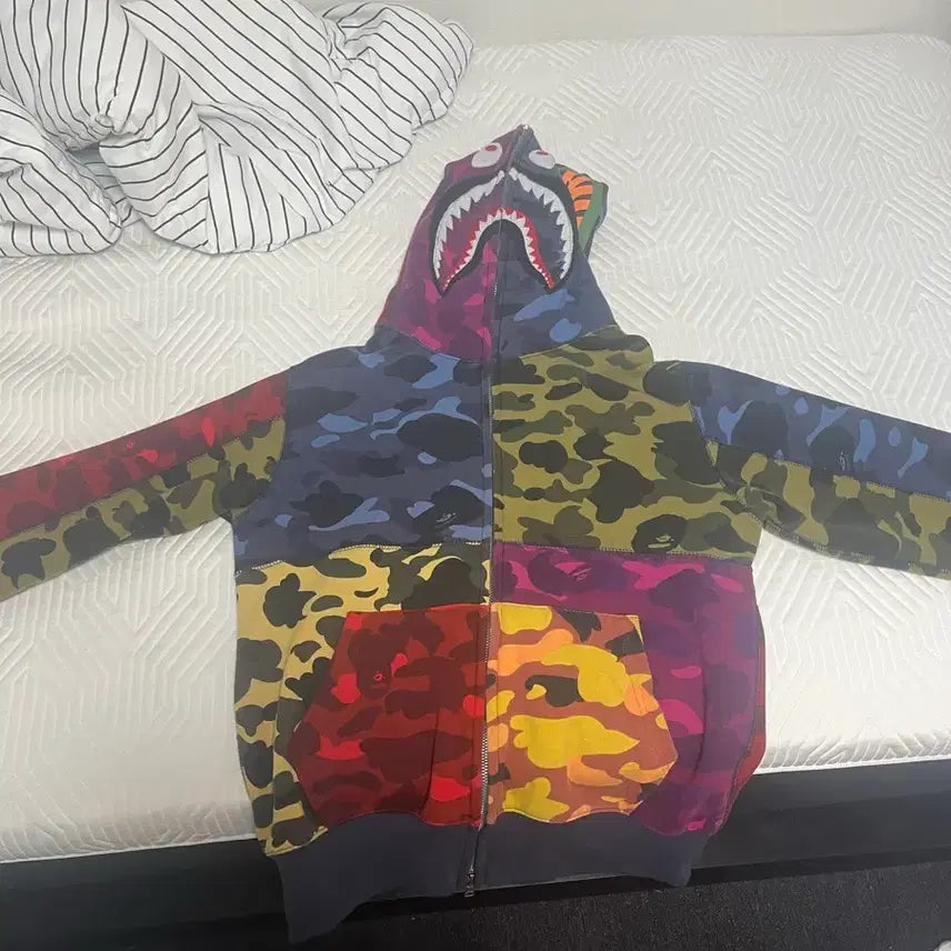 [BUNJANG] BAPE Full Zip Hoodie / 베이프 후드집업 정품