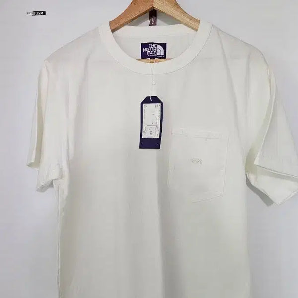[BUNJANG] The North Face Purple Label 7oz H/S Pocket Tee Off White L / 노스페이스 퍼플라벨 포켓 반팔티 화이트
