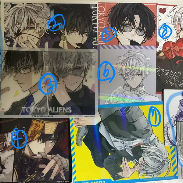 [BUNJANG] Tokyo Aliens First Edition Limited Illustration Set / 도쿄 에일리언즈 초판 한정 일러스트 21장 일괄