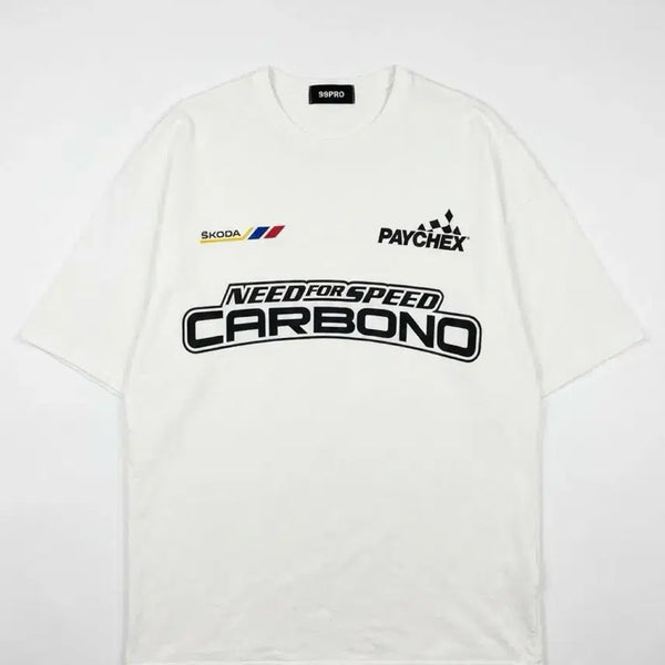 [BUNJANG] 99PRO NFS Carbono Graphic T-Shirt Vintage King / 남성빅사이즈/ 99PRO 니드포스피드 카르보노 반팔티 빈티지킹