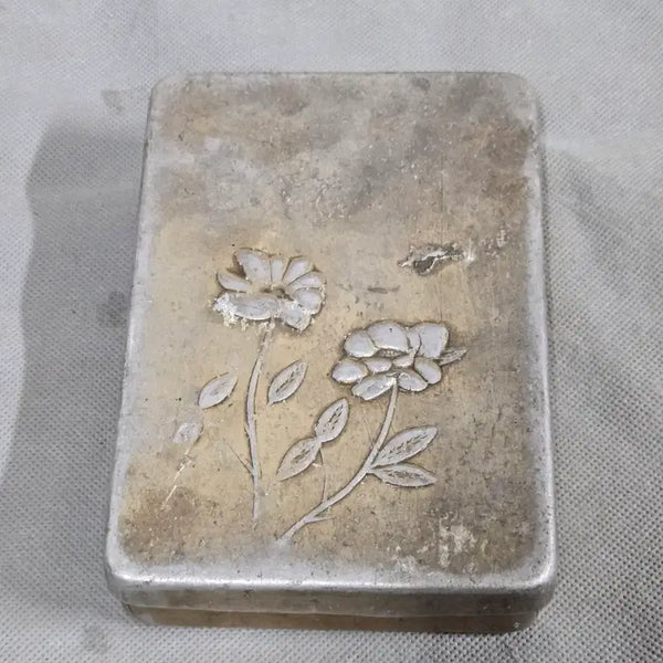 [BUNJANG] 1950s-1960s Vintage Aluminum Lunch Box / 1950-60년대 .추억의 양은 도시락
