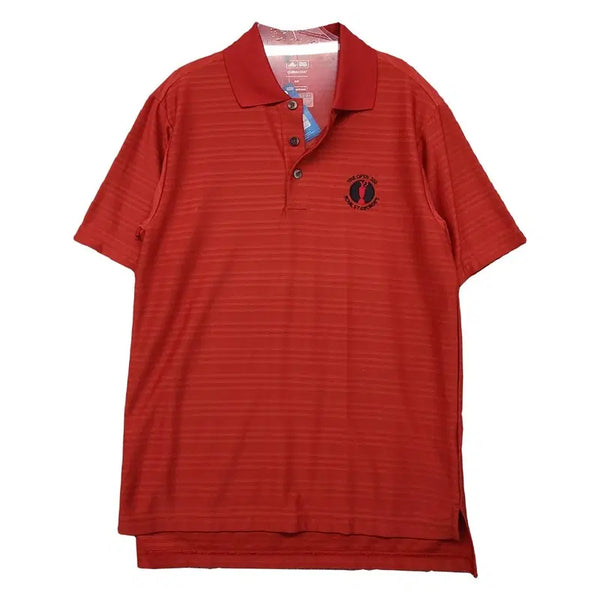 [BUNJANG] Adidas Stripe Red Golf Short-Sleeve Polo T-Shirt (Size S/P) / [새상품]아디다스 스트라이프 레드 골프 반팔 카라티 S/P