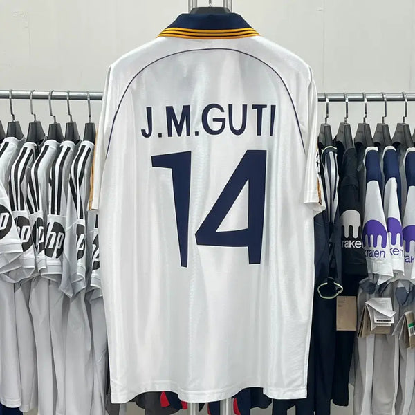 [BUNJANG] Real Madrid 1999/2000 Home Guti #14 Jersey / 99/00 레알 마드리드 홈 No.14 구티 유니폼