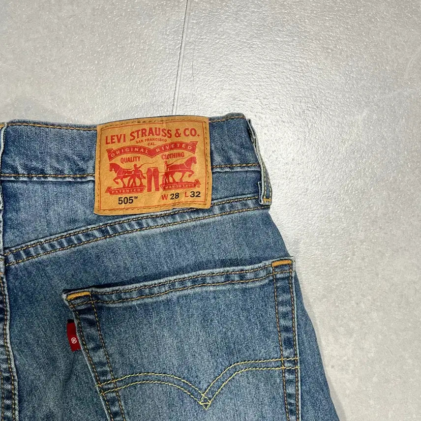 [BUNJANG] Levi's 505 Denim Jeans W28 L32 / [28] 리바이스 505 데님 청바지 W28 L32