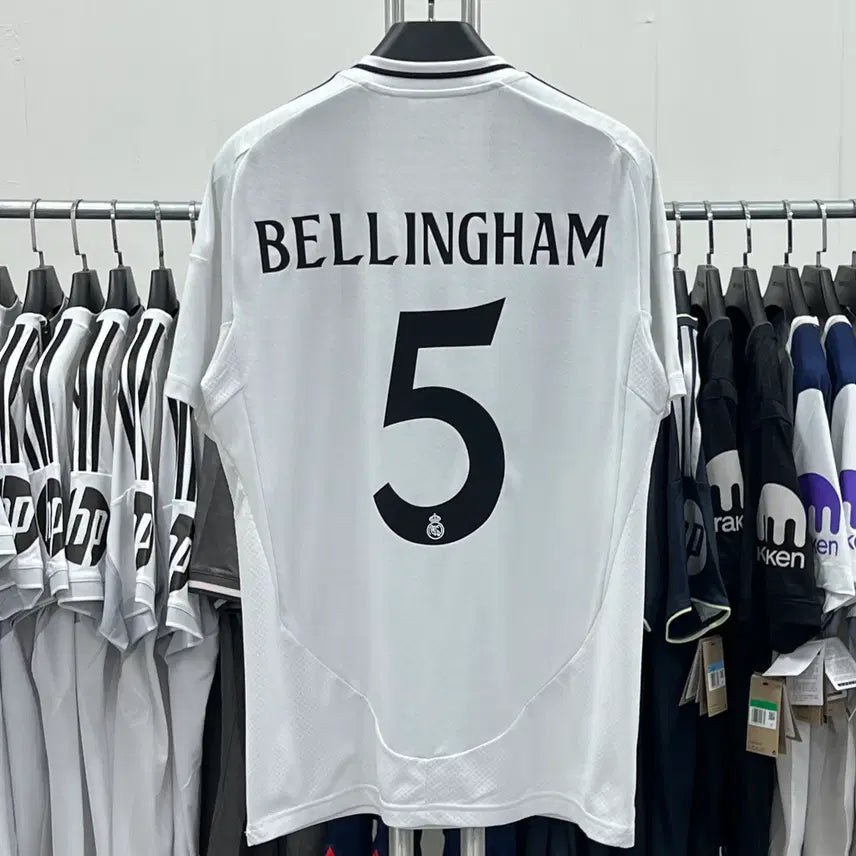 [BUNJANG] Real Madrid 24/25 Home Bellingham #5 Super Cup Jersey / 24/25 레알마드리드 홈 No.5 벨링엄 슈퍼컵 유니폼