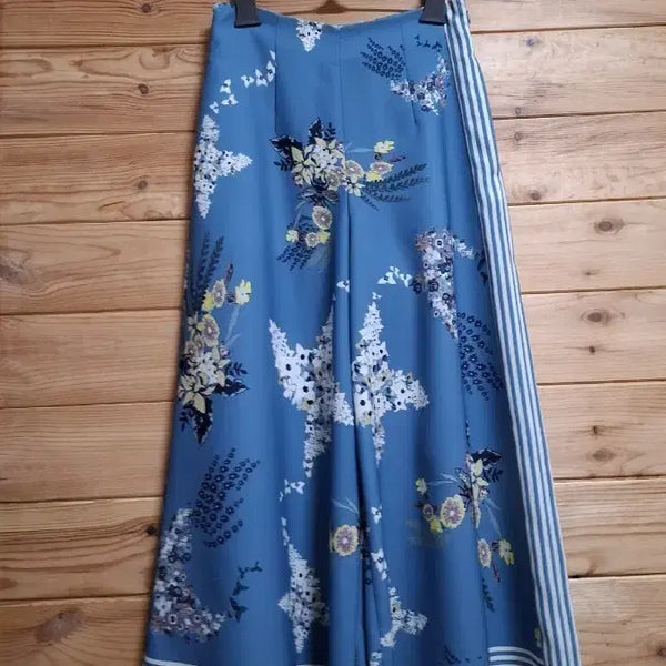 [BUNJANG] SYSTEM Flower Wide Pants / 시스템 플라워 와이드 팬츠