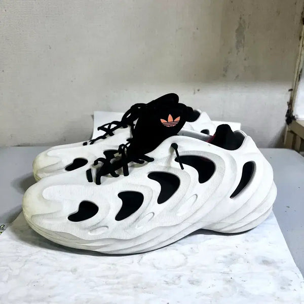 [BUNJANG] Adidas Adifom Q Wonder White Core Black Sandals / [265] 아디다스 아디폼 Q 원더 화이트 코어 블랙