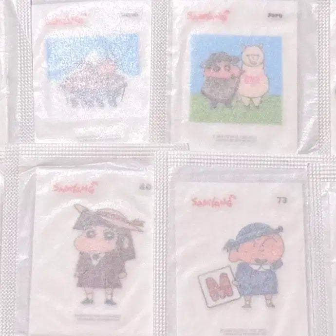 [BUNJANG] Samyang Jjanggu Series 1 & 3 Discontinued Sticker Set / 삼양짱구 1탄 3탄 단종 띠부씰